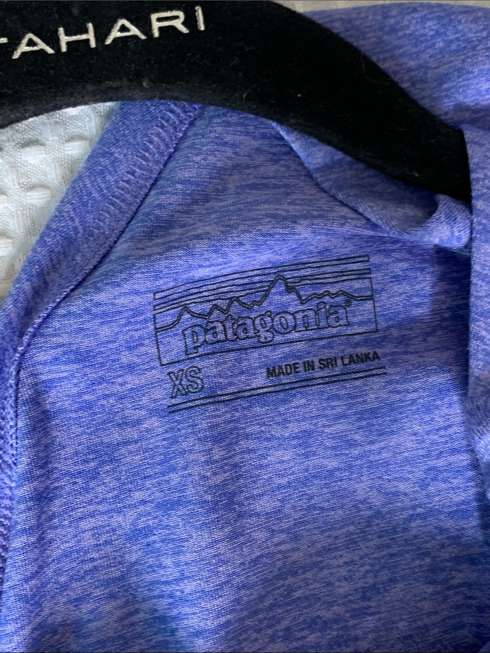 Patagonia Seabrook Twist Dress in heathered Blue Outdoor Soft lightweight Xs - Picture 11 of 11